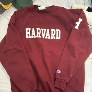 harvard crewneck sweater